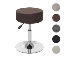 Vente-unique Kruk-Mcw-C22 Kruk, Imitatie Suede, Vintage Donkerbruin