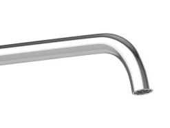 Shower & Design Kraan-Mechanische Mengkraan Voor Inbouw Met Afgerond Uiteinde - Kleur: Geborsteld Nikkel - Lozoya