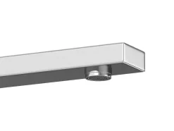 Shower & Design Kraan-Mechanische Mengkraan Voor Inbouw Vierkant - Kleur: Geborsteld Nikkel - Vistula