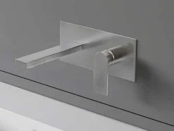 Shower & Design Kraan-Mechanische Mengkraan Voor Inbouw Vierkant - Kleur: Geborsteld Nikkel - Vistula