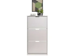 Vente-unique Schoenenkast-Mestre Schoenenkast 3 Klep Wit.