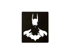 EPIKASA Decoratieve Wandplaat-Metalen Decoratie Batman 2, Zwart, 42X1,5X48 Cm,