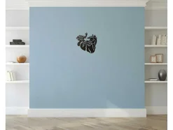 EPIKASA Decoratieve Wandplaat-Metalen Decoratie Paard 2, Zwart, 50X1,5X50 Cm,