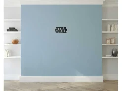 EPIKASA Decoratieve Wandplaat-Metalen Decoratie Star Wars, Zwart, 50X1,5X21 Cm,