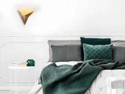 OZAIA Wandlamp-Metalen Wandlamp Birdo - B34 X D5 X H34 Cm - Goudkleurig