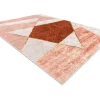 RugsX Klein Tapijt-Miro 52097.802 Tapijt Wasbaar Geometrisch Antislip - Roze 120X170 Cm