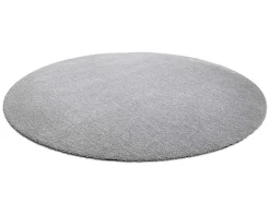 RugsX Tapijt Rond-Modern Tapijt Wasbaar Latio 71351060 Rond Zilverkleuring Cercle 120 Cm