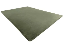 RugsX Tapijt Hoogpolig-Modern Wastapijt Posh Shaggy, Pluche, Dik Anti-Slip Groen 160X220 Cm