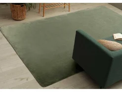 RugsX Tapijt Hoogpolig-Modern Wastapijt Posh Shaggy, Pluche, Dik Anti-Slip Groen 160X220 Cm
