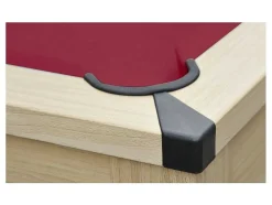 Vente-unique Spel Voor Binnen-Modulaire Tafel - Biljart En Pingpong Balthazar - 213 X 112 X 81,5 Cm - Rood