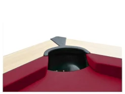 Vente-unique Spel Voor Binnen-Modulaire Tafel - Biljart En Pingpong Balthazar - 213 X 112 X 81,5 Cm - Rood