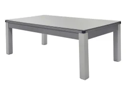 Vente-unique Spel Voor Binnen-Modulaire Tafel - Biljart En Pingpong Balthazar - 213 X 112 X 81,5 Cm - Grijs