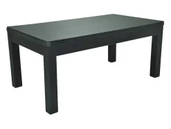 Vente-unique Eettafel-Moduleerbare Tafel - Biljart En Tafeltennis - L182 X B102 X H80 Cm - Zwart - Sousa