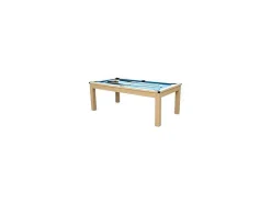 Vente-unique Eettafel-Moduleerbare Tafel - Biljart En Tafeltennis Balthazar - 213 X 112 X 81.5 Cm - Blauw
