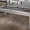 Vente-unique Spel Voor Binnen-Moduleerbare Tafel - Wit - Biljart En Tafeltennis - L182 X B102 X H80 Cm - Henk