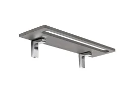 Vente-unique Accessoires & Spiegels-Muur Handdoekhouder Van Beton - 59,5 X 16,8 X 1,8 Cm - Dukat
