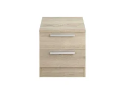 Vente-unique Nachtkastje-Nachtkastje Mathias - 2 Laden - Naturel