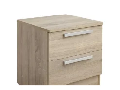 Vente-unique Nachtkastje-Nachtkastje Mathias - 2 Laden - Naturel
