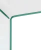 Vente-unique Nachtkastje-Nachtkastje Suzana - Gebogen Gehard Glas