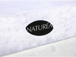 NATUREA Eenpersoons Matras-Natuurlijke Schuimmatras Met Vormgeheugen En Bamboe - Parure Van - 100 X 200 Cm