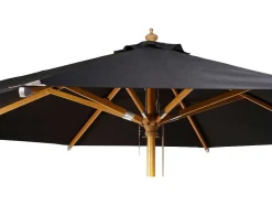 Vente-unique Parasol-Naxos Parasol Zwart, Natuur.