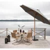 Vente-unique Parasol-Nypo Parasol Met Kantelfunctie Grijs.