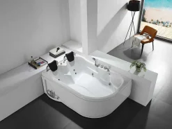 Shower & Design Massagebad-[Old Version][Old Version]Massagebad Rafina - 2 Personen - 181 X 123 X H70 Cm - Linkse Hoek
