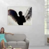 Vente-unique Schilderij-Olieverfschilderij Engel Handgeschilderd