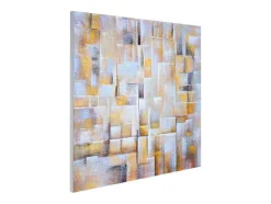 Vente-unique Schilderij-Olieverfschilderij Kubussen Handgeschilderd