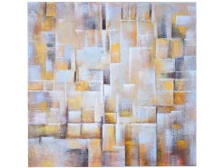 Vente-unique Schilderij-Olieverfschilderij Kubussen Handgeschilderd
