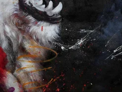 Vente-unique Schilderij-Olieverfschilderij Leeuw Mcw-H25, 80X120Cm
