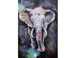 Vente-unique Schilderij-Olieverfschilderij Olifant Mcw-H25 Handgeschilderd, 150X100Cm