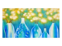 Vente-unique Schilderij-Olieverfschilderij Vazen Handgeschilderd