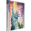 Vente-unique Schilderij-Olieverfschilderij Vrijheidsbeeld Handgeschilderd
