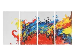 Vente-unique Schilderij-Olieverfschilderij Wave Handgeschilderd
