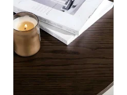 Vente-unique Salontafel-Olivia Salontafel O80Cm Bruin.