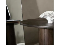 Vente-unique Salontafel-Olivia Salontafel O80Cm Bruin.