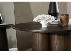 Vente-unique Salontafel-Olivia Salontafel O80Cm Bruin.
