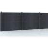 EXPERTLAND Afscherming En Omheining-Omheining H156 Cm - Set Van 6 Latten In Composiet + 1 Antraciet Paal - Enola