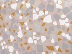 OZAIA Beddengoed-Omkeerbaar Dekbedovertrek Terrazzo Van Katoen 57 Draden /Cm - Dekbedhoes 220 X 240 Cm + 2 Kussenslopen 63 X 63 Cm - Meerdere Kleuren - Terazino
