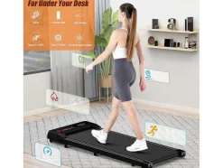 Vente-unique Fitness-Onder Bureau Loopband 1-6Km/H Wandelen Jogging Machine Voor Thuiskantoor Met Opvouwmogelijkheid