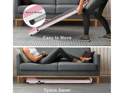 Vente-unique Fitness-Onder Bureau Loopband 1-6Km/H Wandelen Jogging Machine Voor Thuiskantoor Met Opvouwmogelijkheid
