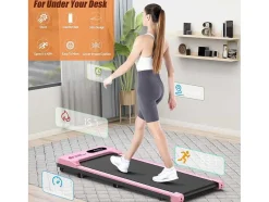 Vente-unique Fitness-Onder Bureau Loopband 1-6Km/H Wandelen Jogging Machine Voor Thuiskantoor Met Opvouwmogelijkheid