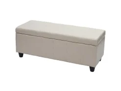 Vente-unique Kleine Opberger En Slaapkameraccessoire-Opbergkist Kriens, Creme