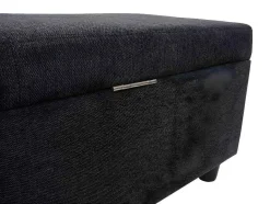 Vente-unique Kleine Opberger En Slaapkameraccessoire-Opbergkist Kriens Xxl, Donkergrijs