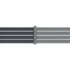 EXPERTLAND Afscherming En Omheining-Opengewerkte Uitbreiding Voor Het Hek H80,3 X L178,3 Cm In Donkergrijs Aluminium - Primo