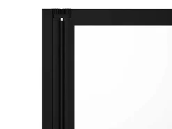 Shower & Design Badscherm-Opklapbaar Badscherm Van Matzwart Metaal - 120 X 140 Cm - District