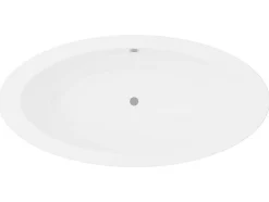 Shower & Design Vrijstaand Bad-Ovaal Vrijstaand Bad - 251 L - 185 X 90 X 58 Cm - Zwart - Acryl - Marmati