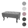Vente-unique Kruk-Oxford Voetenbank Waterafstotend, Donkergrijs