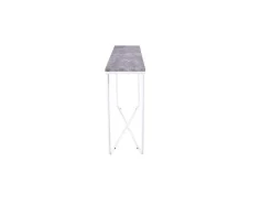 Vente-unique Sidetable-Palace Sidetable 30X110 Cm Beton Decor, Wit.